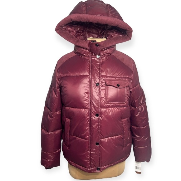 Koolaburra by UGG burgundy wine puffer coat size Small - Picture 3 of 16
